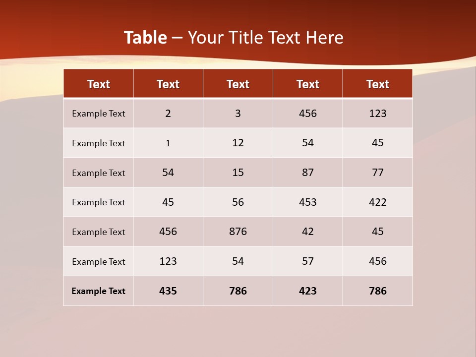 A Desert Scene With A Sunset In The Background PowerPoint Template