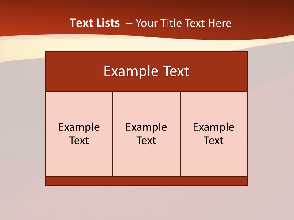 A Desert Scene With A Sunset In The Background PowerPoint Template