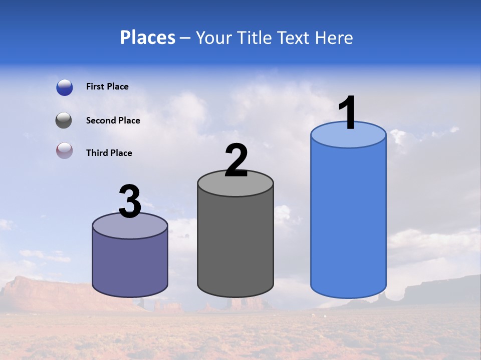 A Large Open Field With A Sky Filled With Clouds PowerPoint Template