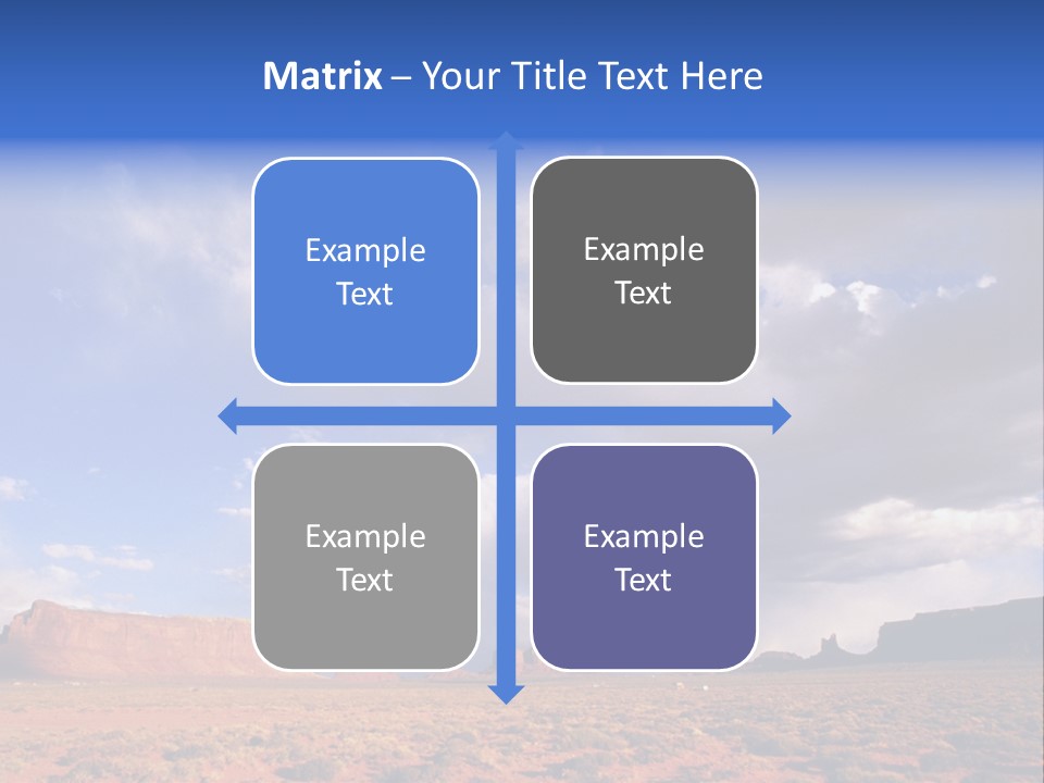A Large Open Field With A Sky Filled With Clouds PowerPoint Template