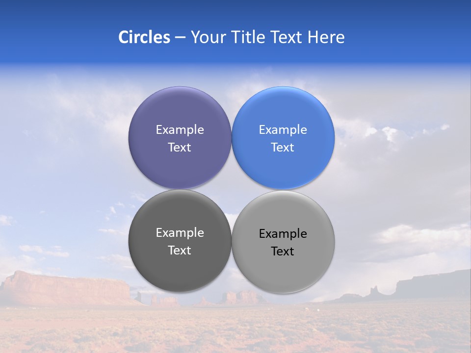 A Large Open Field With A Sky Filled With Clouds PowerPoint Template
