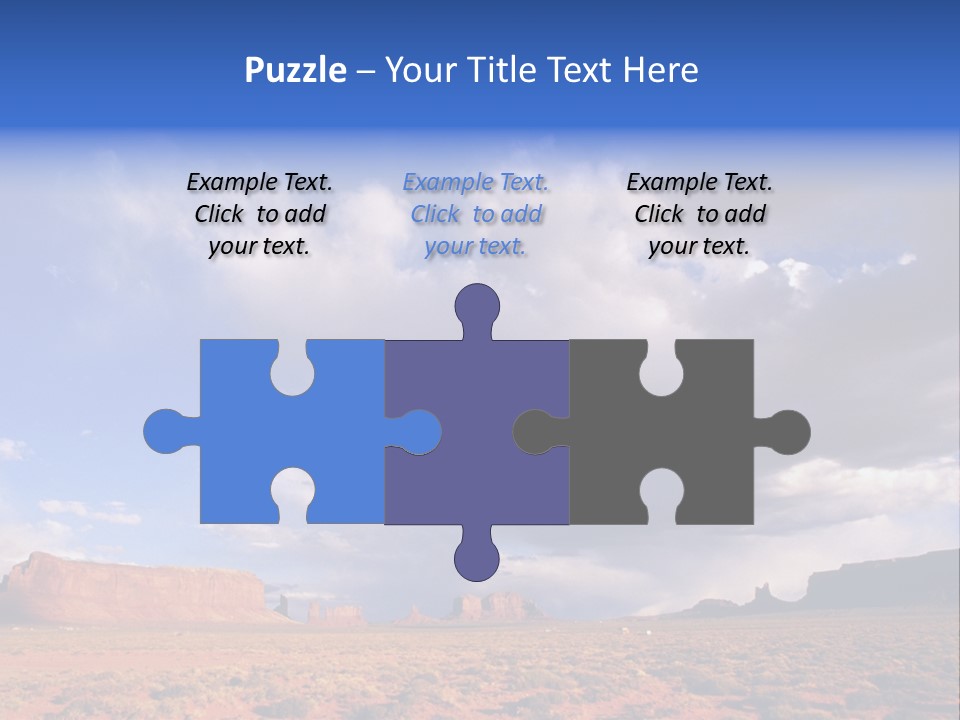 A Large Open Field With A Sky Filled With Clouds PowerPoint Template