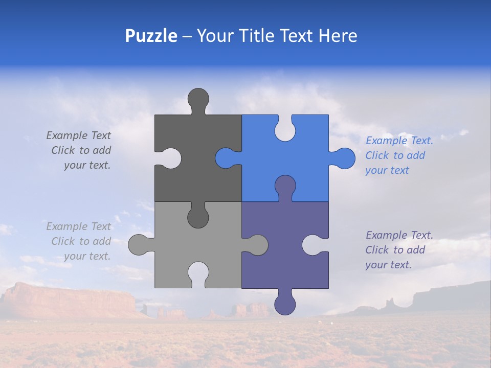 A Large Open Field With A Sky Filled With Clouds PowerPoint Template