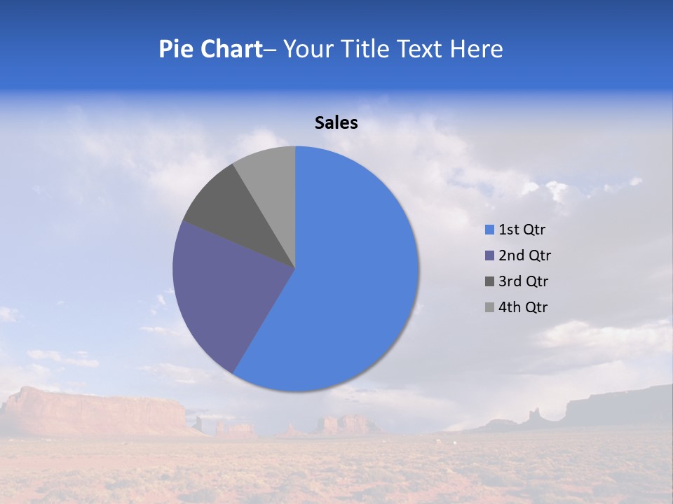 A Large Open Field With A Sky Filled With Clouds PowerPoint Template