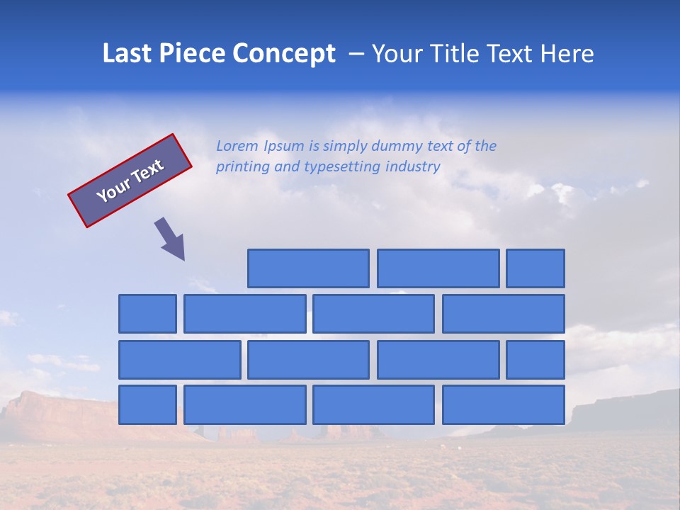 A Large Open Field With A Sky Filled With Clouds PowerPoint Template