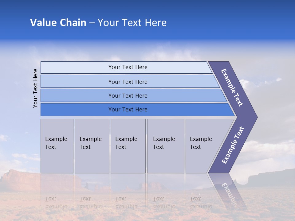 A Large Open Field With A Sky Filled With Clouds PowerPoint Template