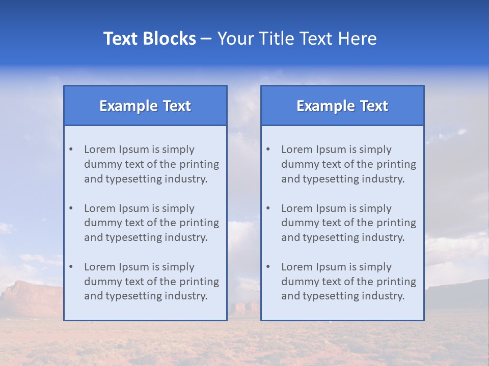 A Large Open Field With A Sky Filled With Clouds PowerPoint Template