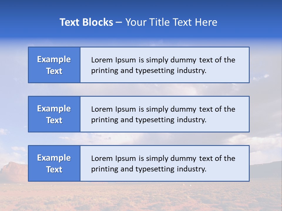A Large Open Field With A Sky Filled With Clouds PowerPoint Template