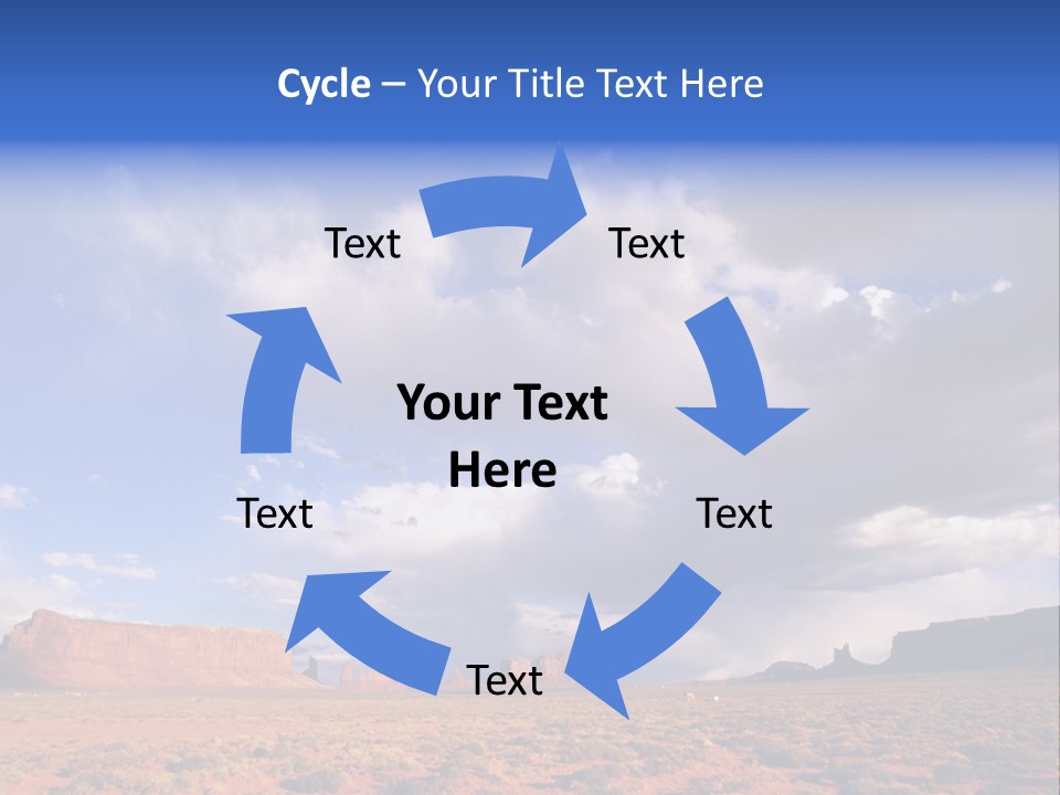 A Large Open Field With A Sky Filled With Clouds PowerPoint Template