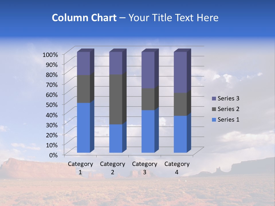 A Large Open Field With A Sky Filled With Clouds PowerPoint Template