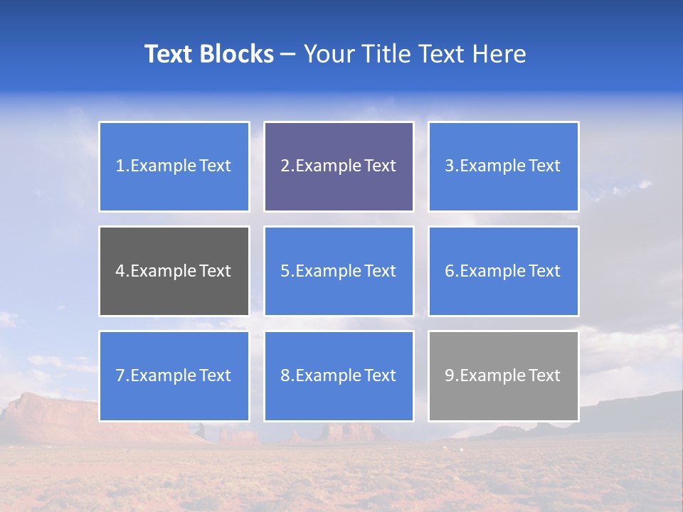 A Large Open Field With A Sky Filled With Clouds PowerPoint Template