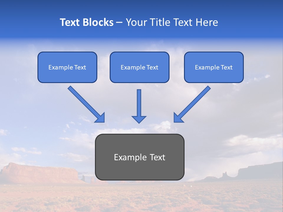A Large Open Field With A Sky Filled With Clouds PowerPoint Template