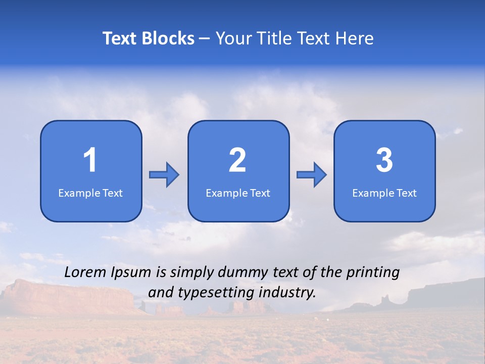 A Large Open Field With A Sky Filled With Clouds PowerPoint Template