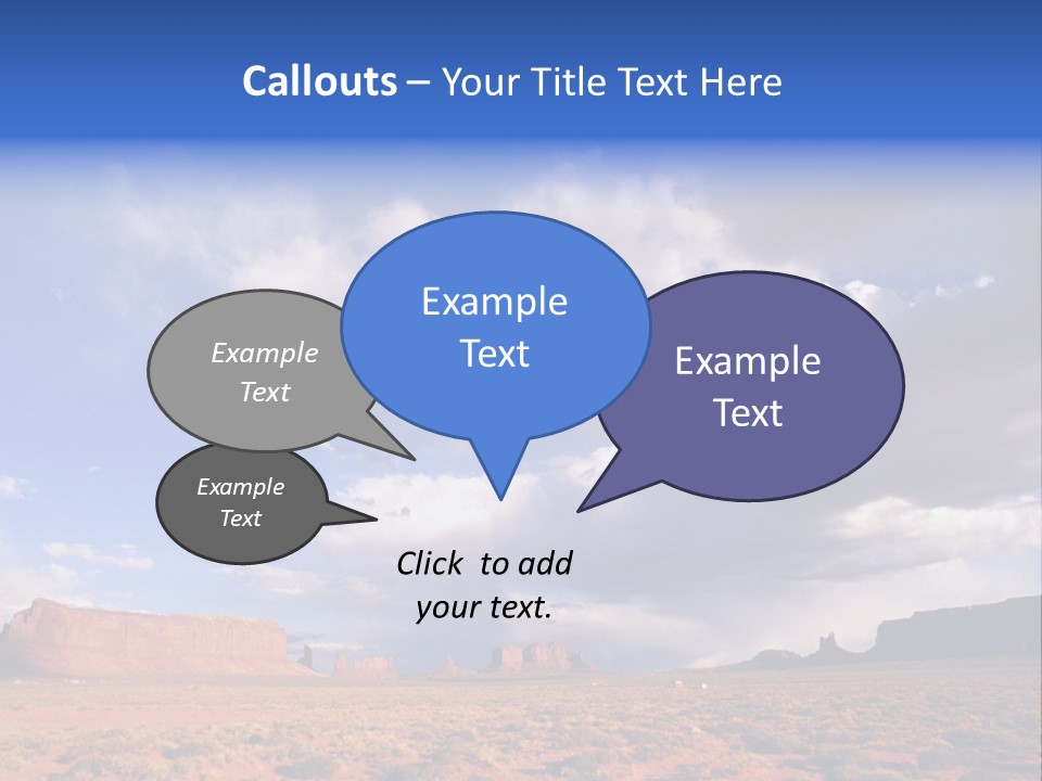 A Large Open Field With A Sky Filled With Clouds PowerPoint Template