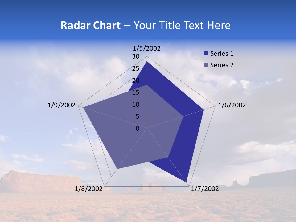 A Large Open Field With A Sky Filled With Clouds PowerPoint Template