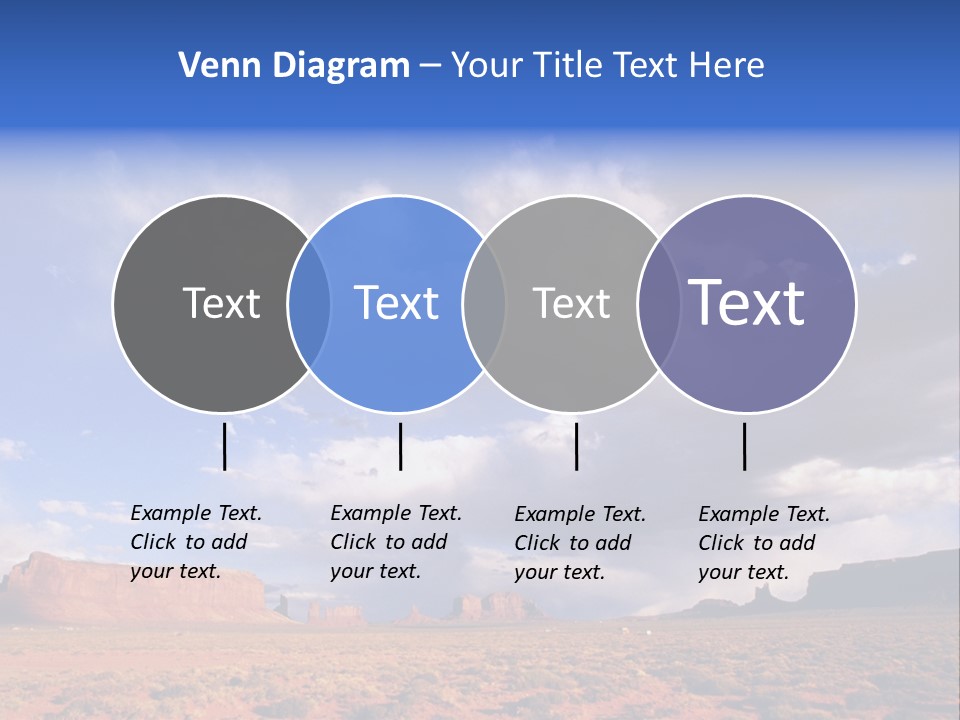 A Large Open Field With A Sky Filled With Clouds PowerPoint Template