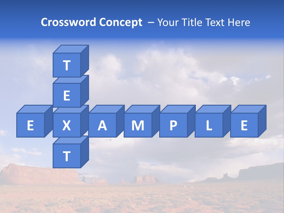 A Large Open Field With A Sky Filled With Clouds PowerPoint Template