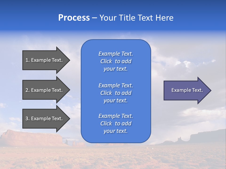 A Large Open Field With A Sky Filled With Clouds PowerPoint Template