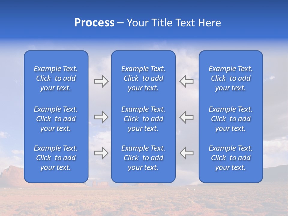 A Large Open Field With A Sky Filled With Clouds PowerPoint Template