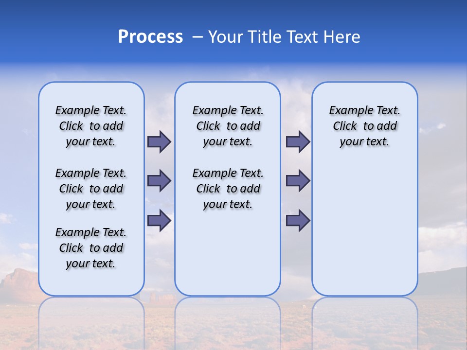A Large Open Field With A Sky Filled With Clouds PowerPoint Template