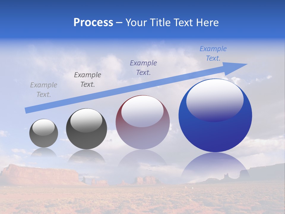 A Large Open Field With A Sky Filled With Clouds PowerPoint Template