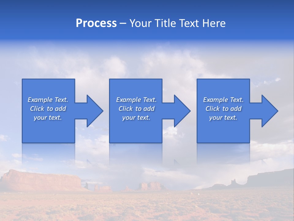 A Large Open Field With A Sky Filled With Clouds PowerPoint Template