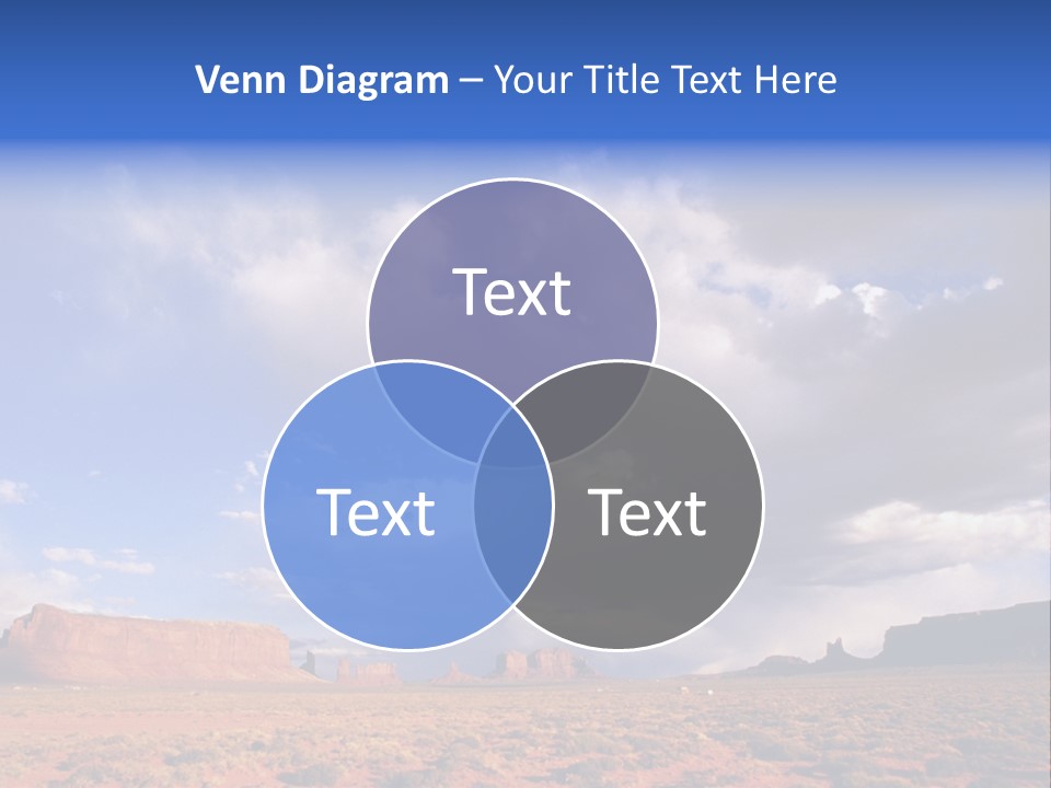 A Large Open Field With A Sky Filled With Clouds PowerPoint Template