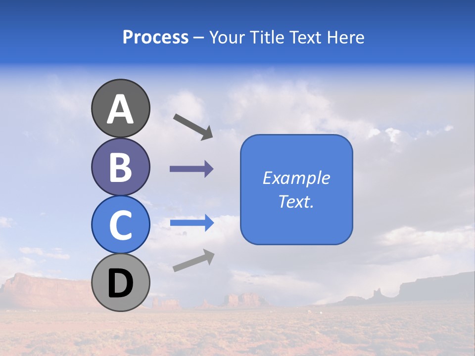 A Large Open Field With A Sky Filled With Clouds PowerPoint Template