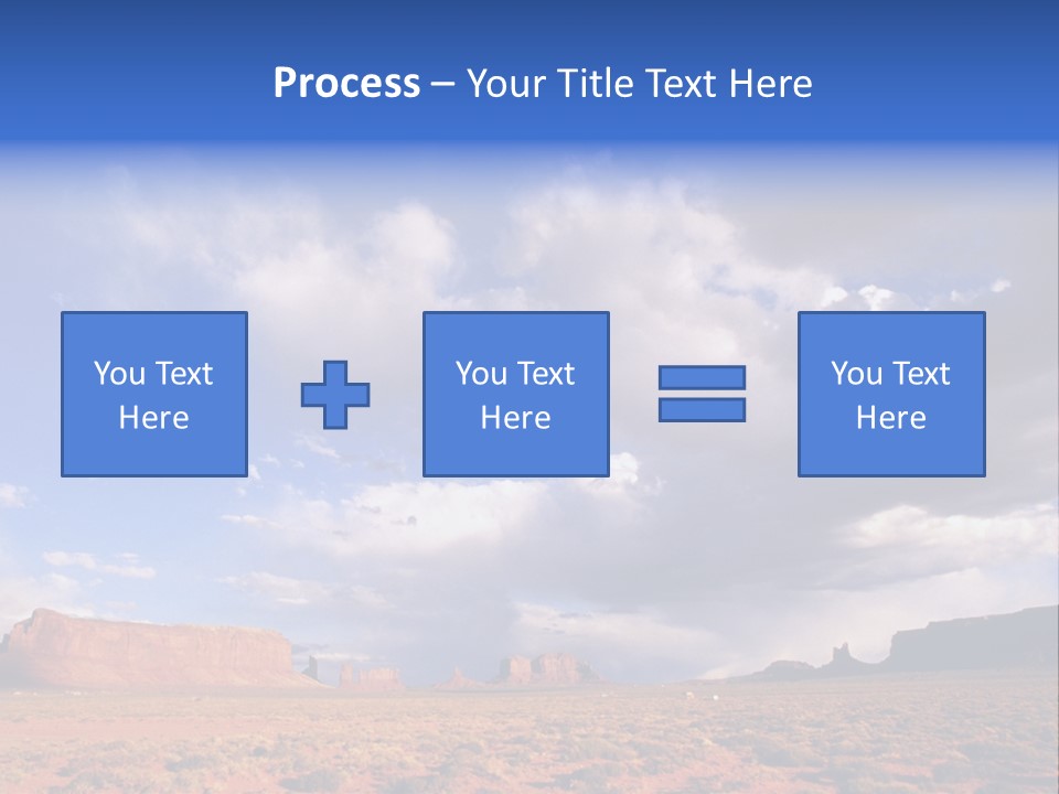 A Large Open Field With A Sky Filled With Clouds PowerPoint Template