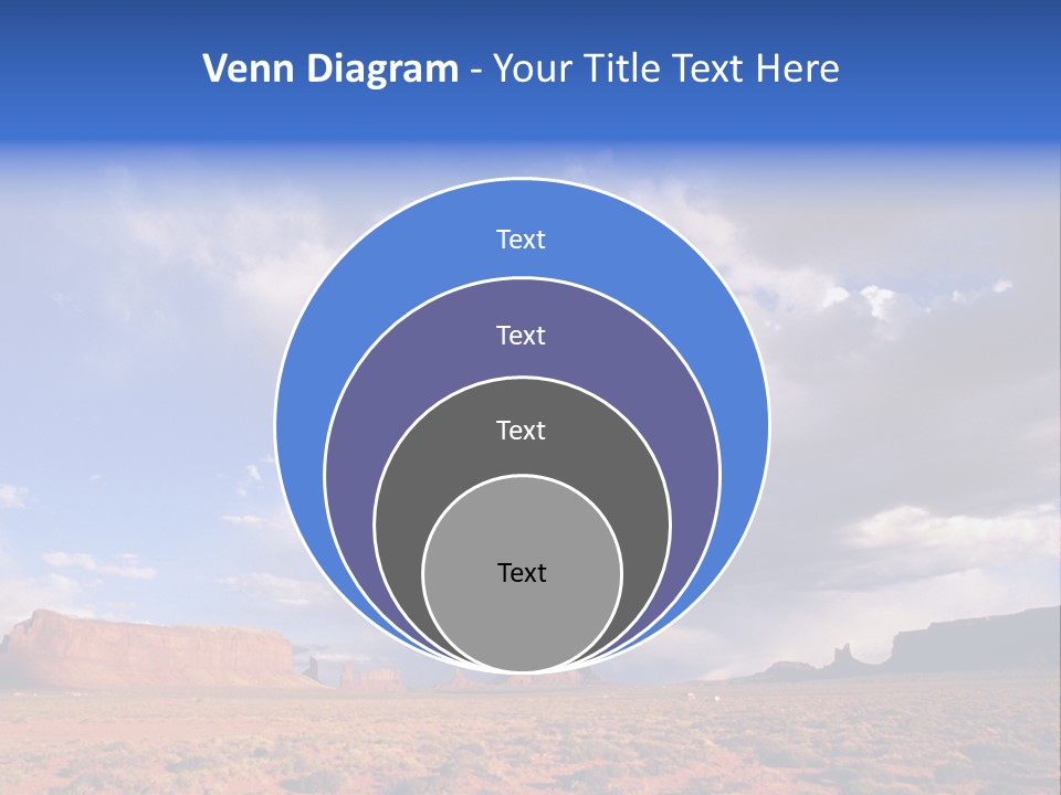 A Large Open Field With A Sky Filled With Clouds PowerPoint Template