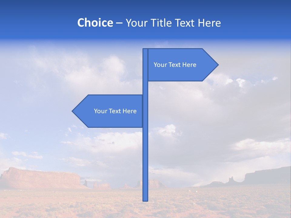 A Large Open Field With A Sky Filled With Clouds PowerPoint Template