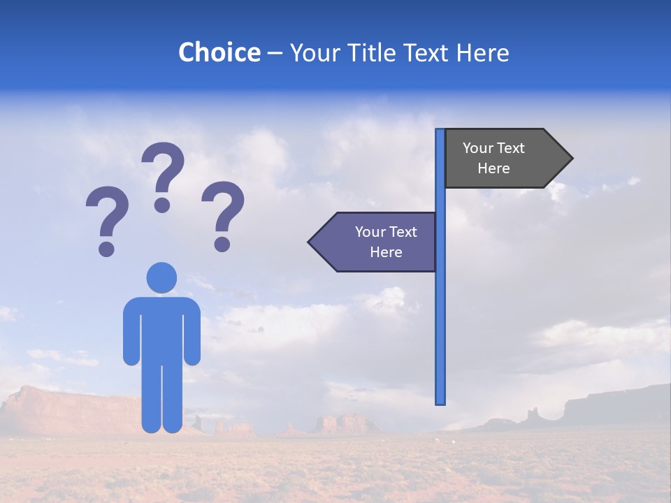 A Large Open Field With A Sky Filled With Clouds PowerPoint Template