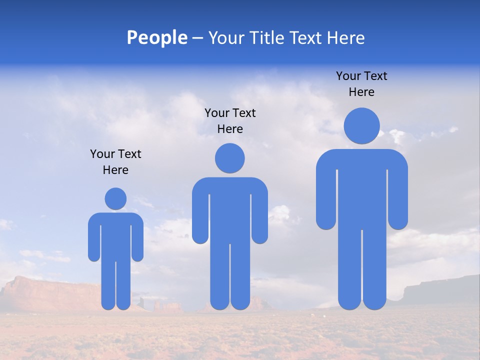 A Large Open Field With A Sky Filled With Clouds PowerPoint Template