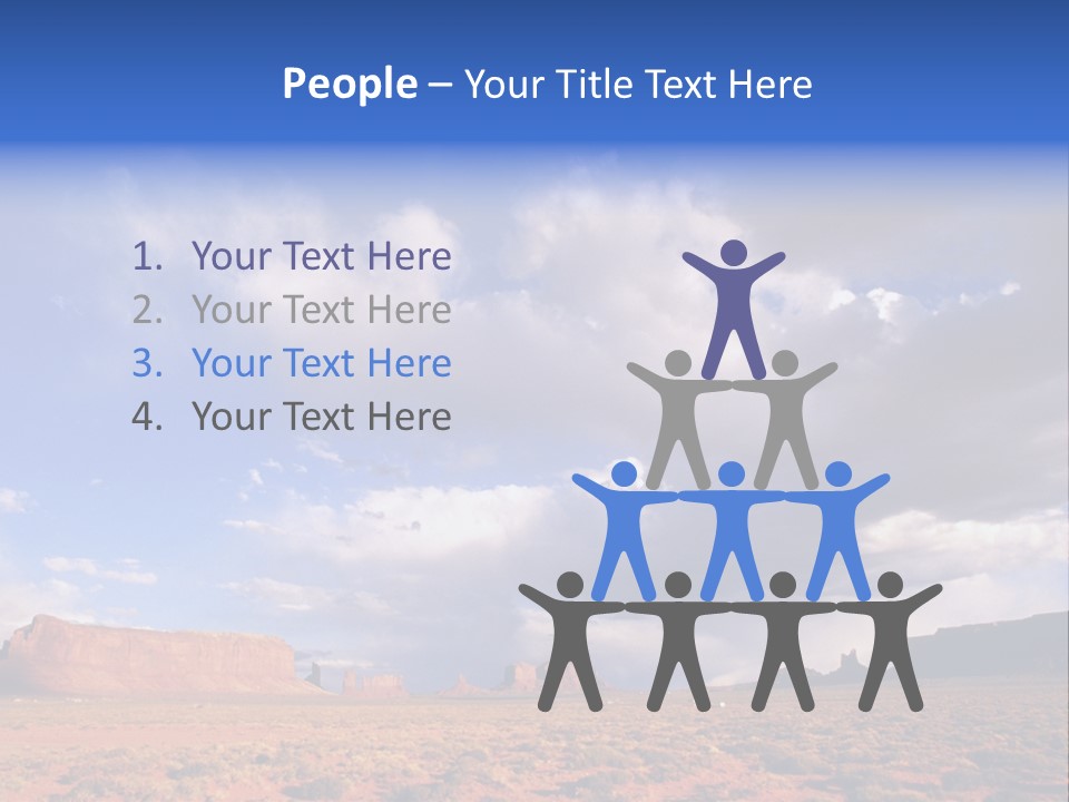 A Large Open Field With A Sky Filled With Clouds PowerPoint Template