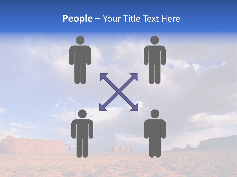 A Large Open Field With A Sky Filled With Clouds PowerPoint Template