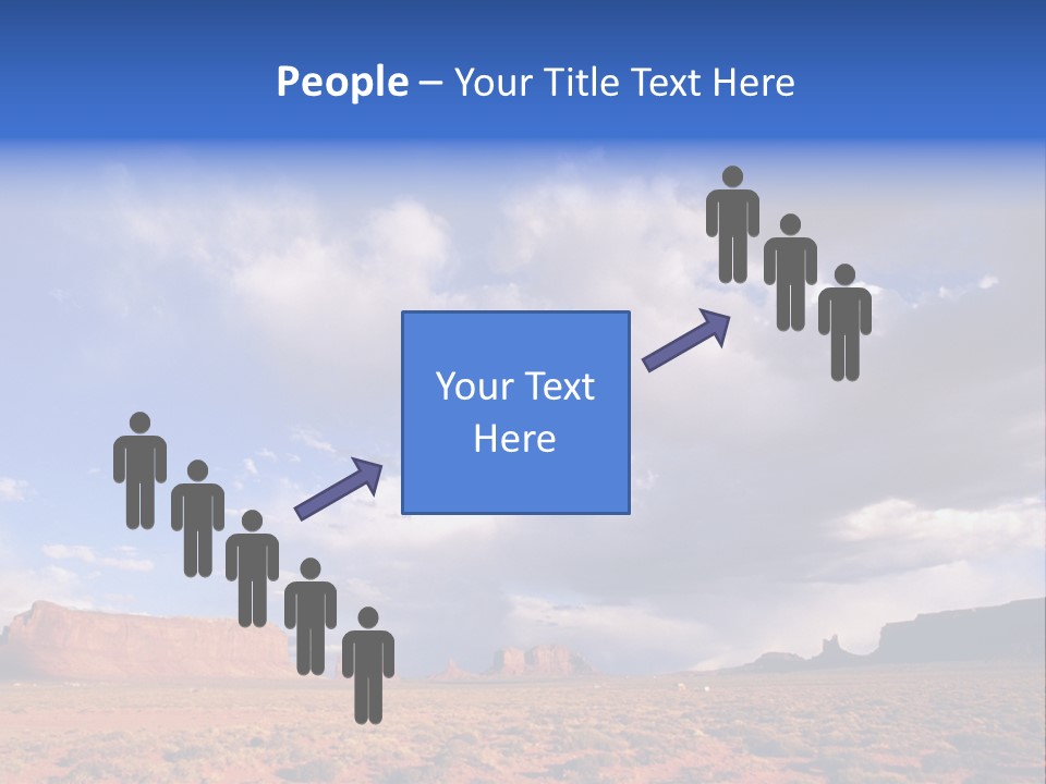 A Large Open Field With A Sky Filled With Clouds PowerPoint Template