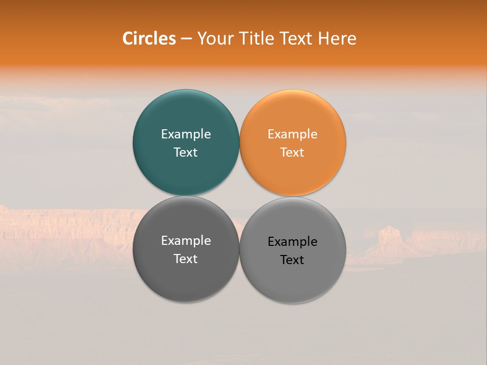 A Large Body Of Water Surrounded By Mountains PowerPoint Template