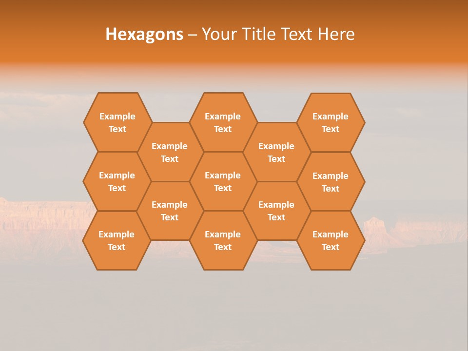 A Large Body Of Water Surrounded By Mountains PowerPoint Template