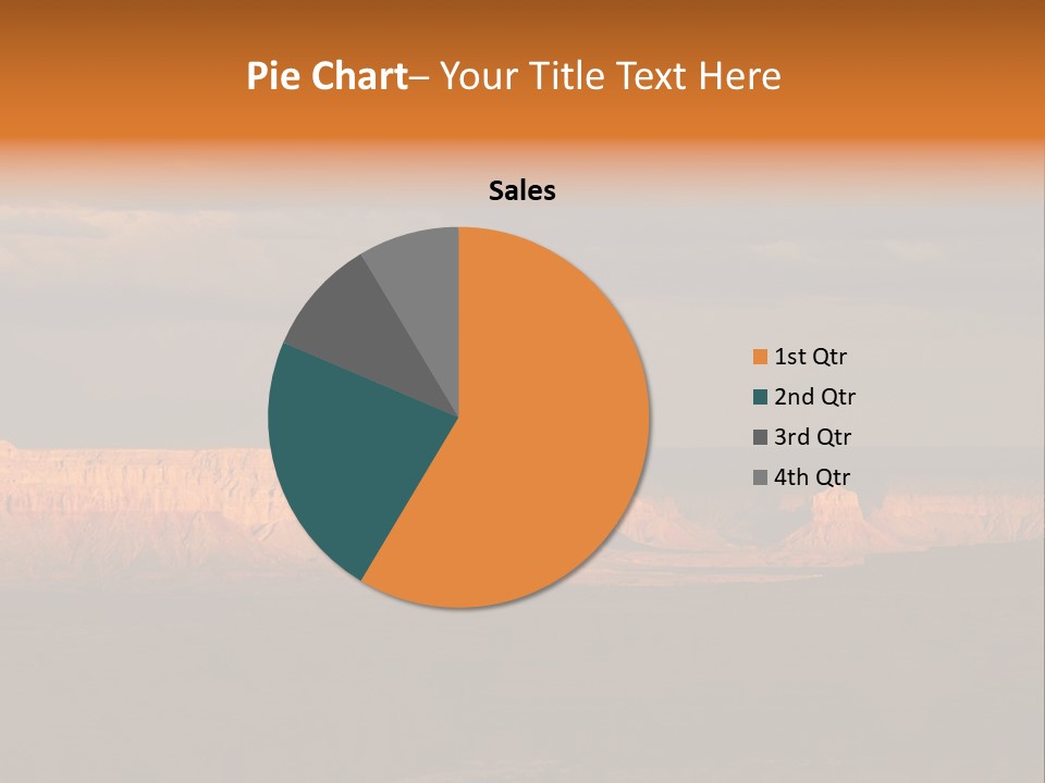 A Large Body Of Water Surrounded By Mountains PowerPoint Template