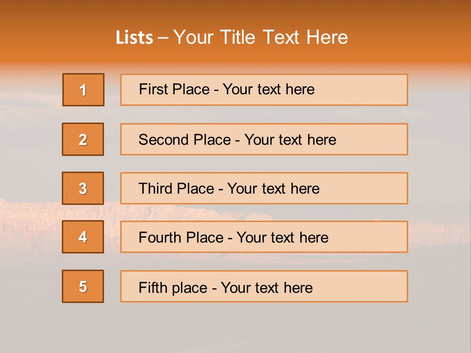 A Large Body Of Water Surrounded By Mountains PowerPoint Template