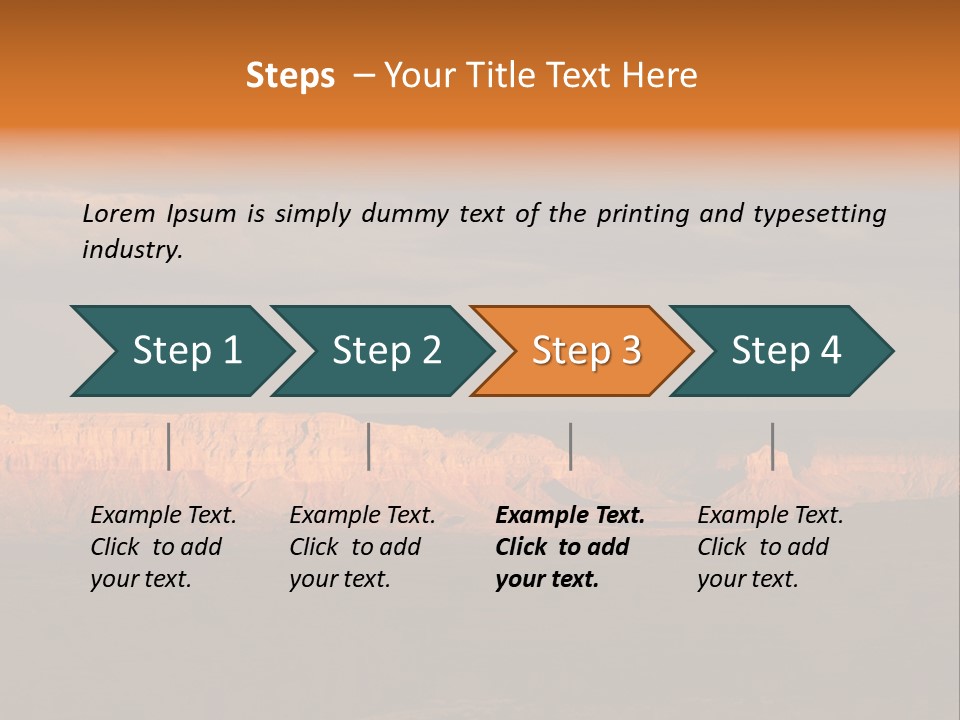 A Large Body Of Water Surrounded By Mountains PowerPoint Template