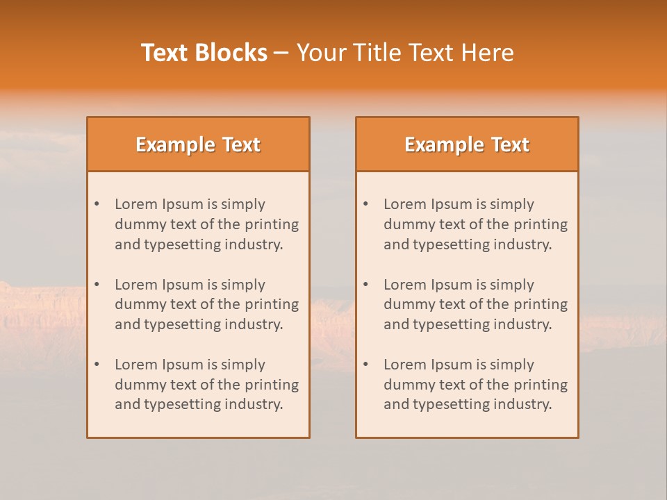 A Large Body Of Water Surrounded By Mountains PowerPoint Template