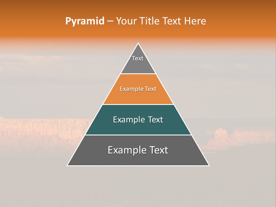 A Large Body Of Water Surrounded By Mountains PowerPoint Template