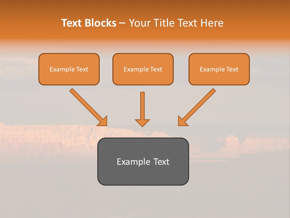 A Large Body Of Water Surrounded By Mountains PowerPoint Template