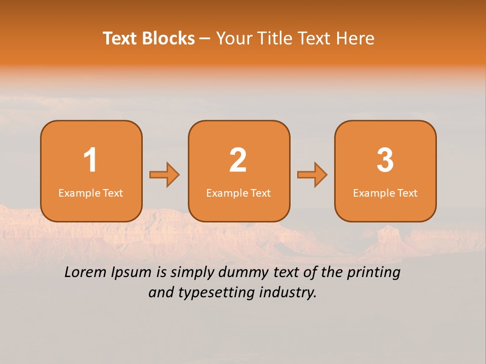 A Large Body Of Water Surrounded By Mountains PowerPoint Template