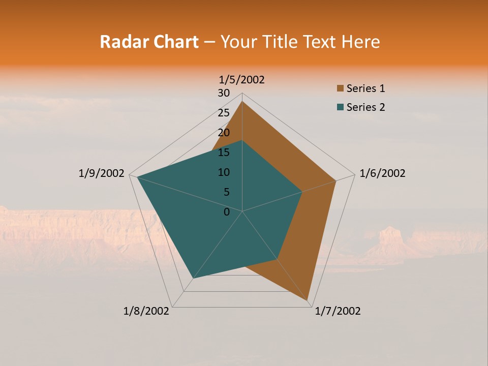 A Large Body Of Water Surrounded By Mountains PowerPoint Template