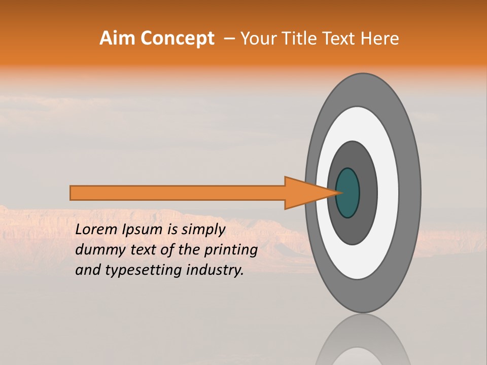 A Large Body Of Water Surrounded By Mountains PowerPoint Template