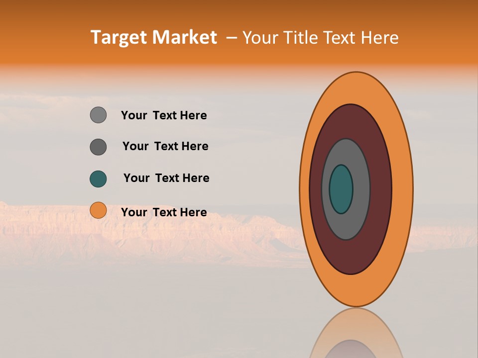 A Large Body Of Water Surrounded By Mountains PowerPoint Template