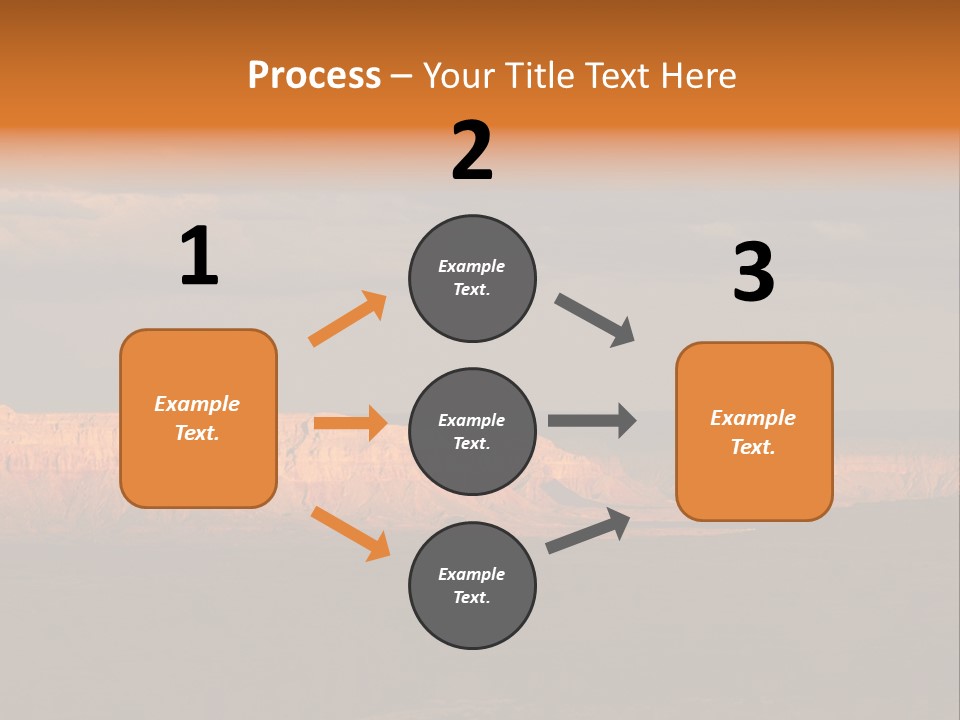 A Large Body Of Water Surrounded By Mountains PowerPoint Template