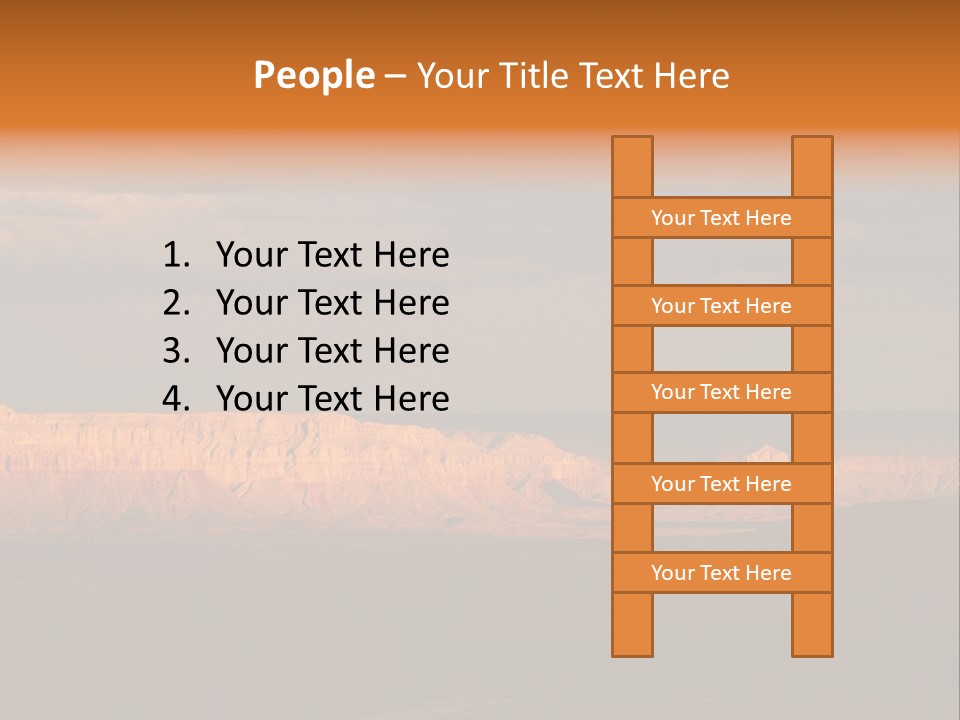 A Large Body Of Water Surrounded By Mountains PowerPoint Template